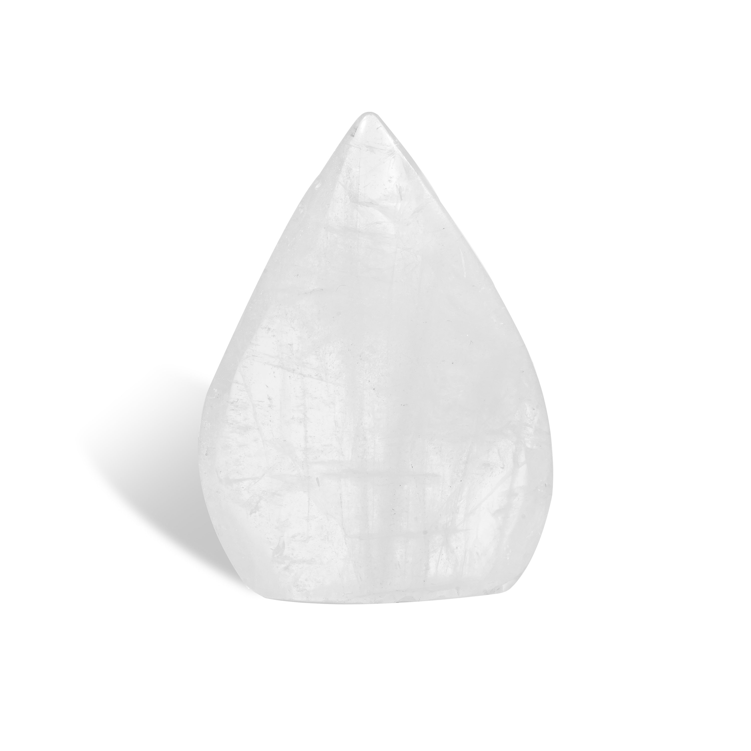 Clear Quartz Flame Freeform-Helmsman Crystal