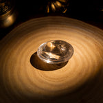 Clear Quartz Palm Stone-Helmsman Crystal