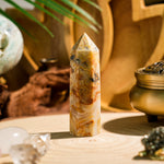 Crazy Agate Point-Helmsman Crystal