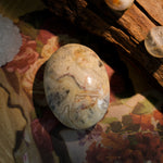 Crazy Lace Agate Palm Stone-Helmsman Crystal