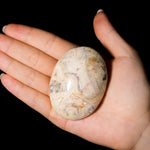 Crazy Lace Agate Palm Stone-Helmsman Crystal