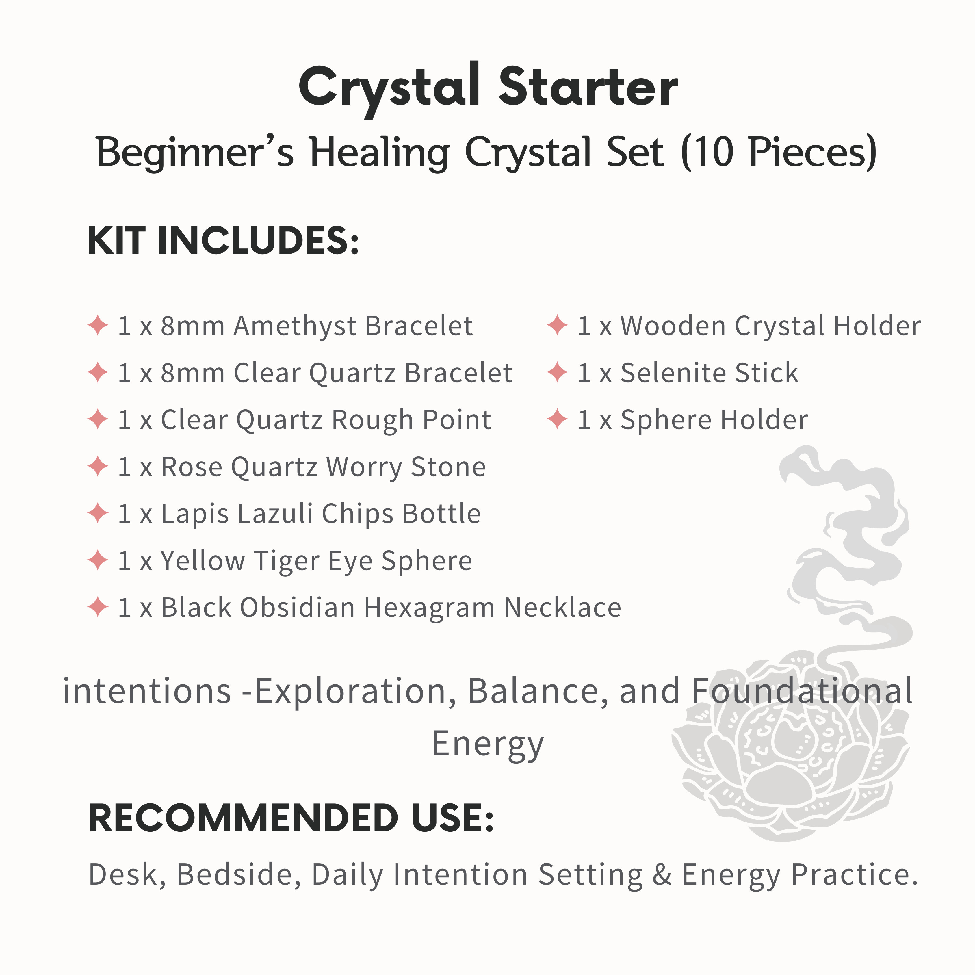 Crystal Starter Crystal Set-Helmsman Crystal