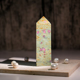 Ruby Fuchsite Tower