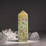 Ruby Fuchsite Tower
