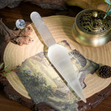 Selenite Spiral Spear