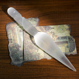 Selenite Spiral Spear