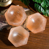 Peach Selenite Charging Bowl