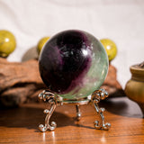 Watermelon Fluorite Sphere