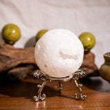 Clear Quartz Geode Sphere