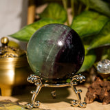 Watermelon Fluorite Sphere