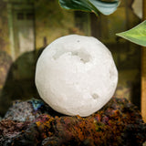 Clear Quartz Geode Sphere