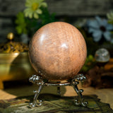 Peach Moonstone Sphere
