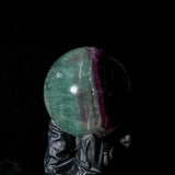 Watermelon Fluorite Sphere