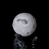 Clear Quartz Geode Sphere