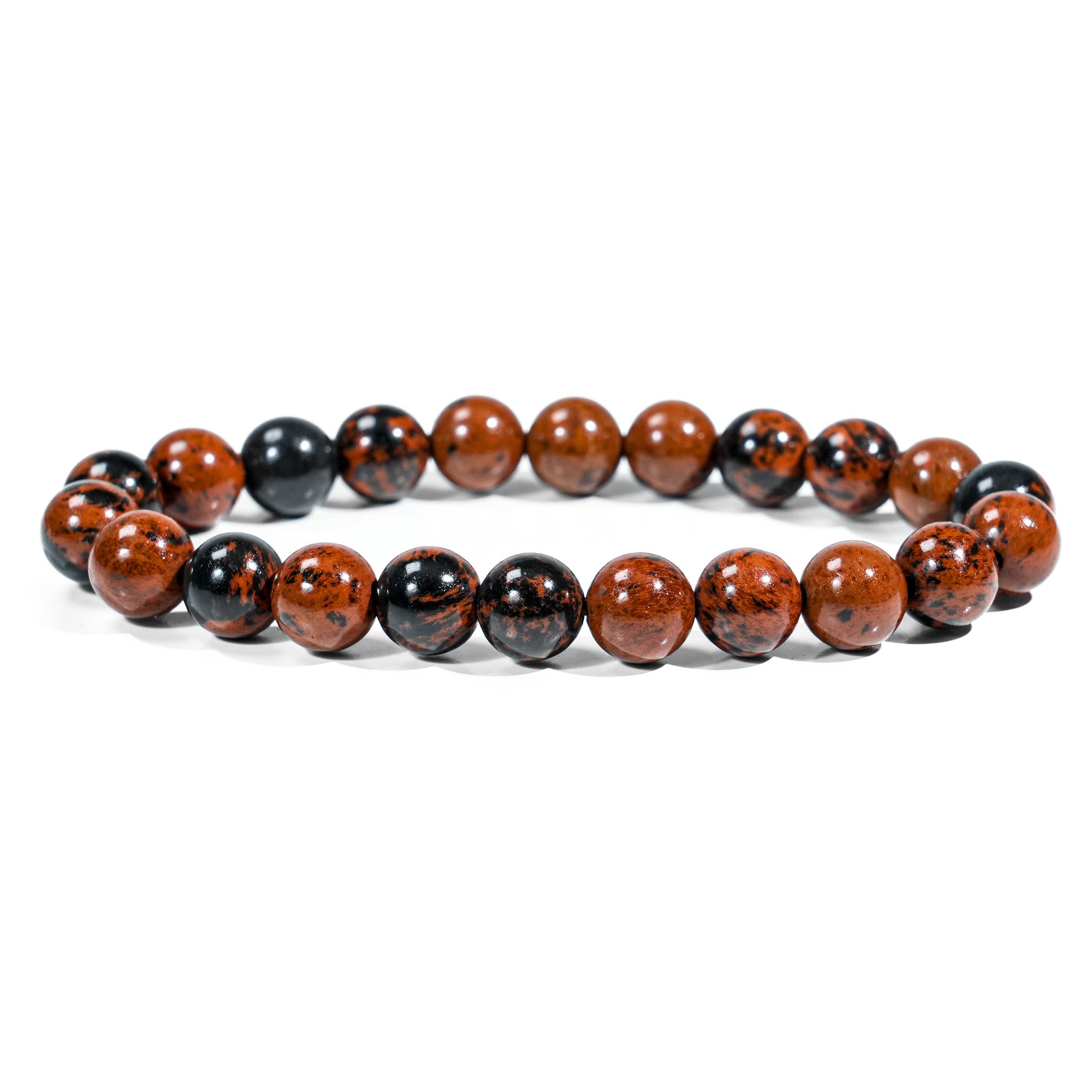 Red Obsidian Crystal Bracelet-helmsman crystal-healing energy crystal