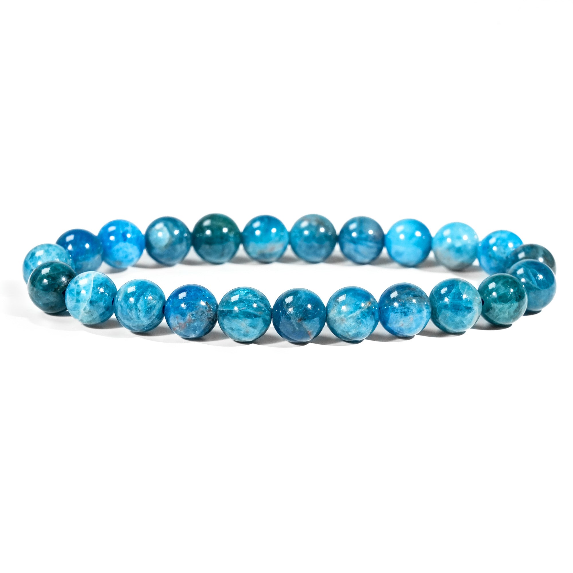 Blue Apatite Bracelet-helmsman crystal-healing energy crystal
