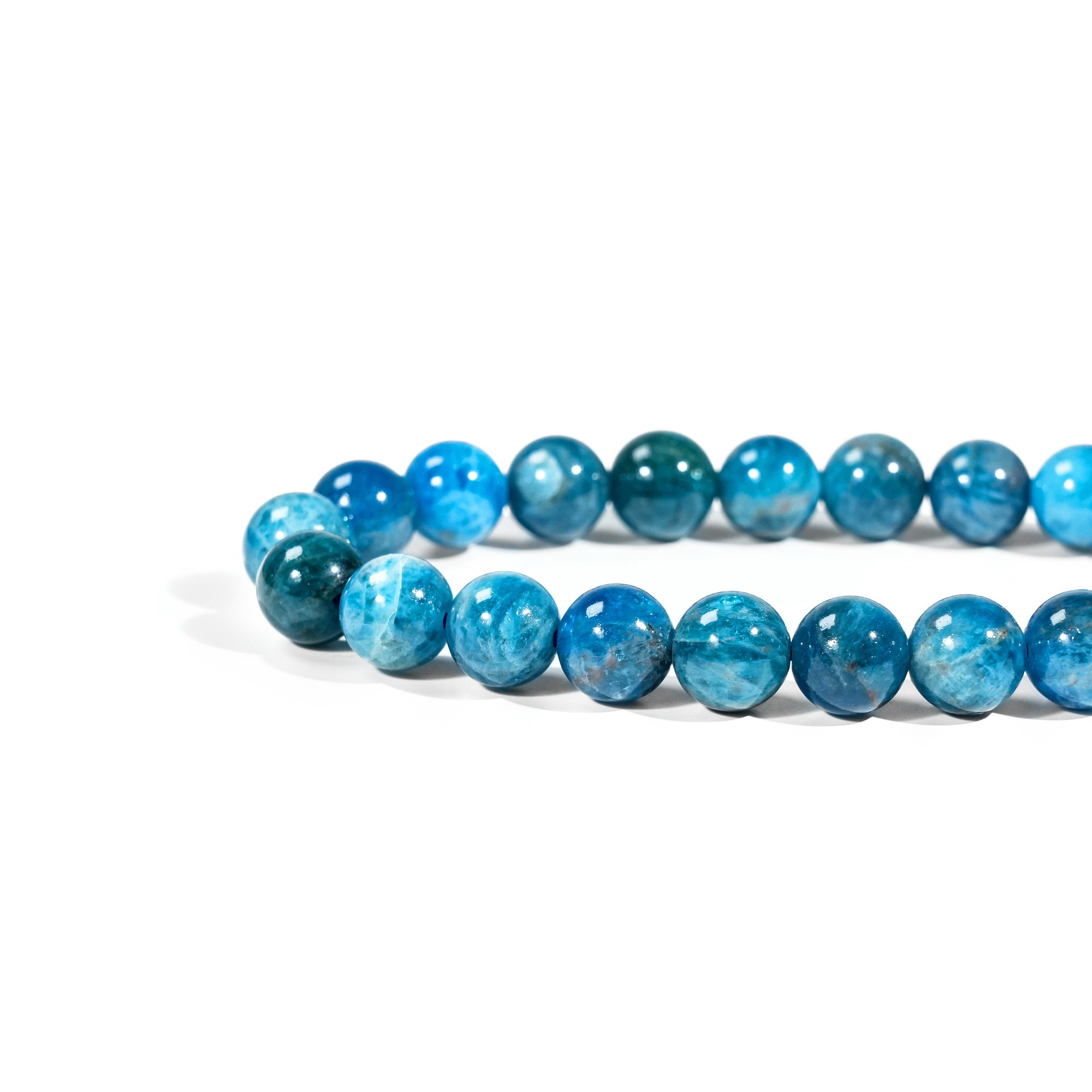 Blue Apatite Bracelet-helmsman crystal-healing energy crystal