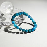 Blue Apatite Bracelet-helmsman crystal-healing energy crystal