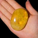 Citrine Palm Stone