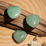 Green Aventurine Mini Heart Set