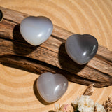Orca Agate Mini Heart Set