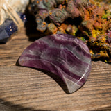 Purple Fluorite Moon