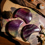 Purple Fluorite Moon