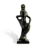 Golden Obsidian Angel Carving