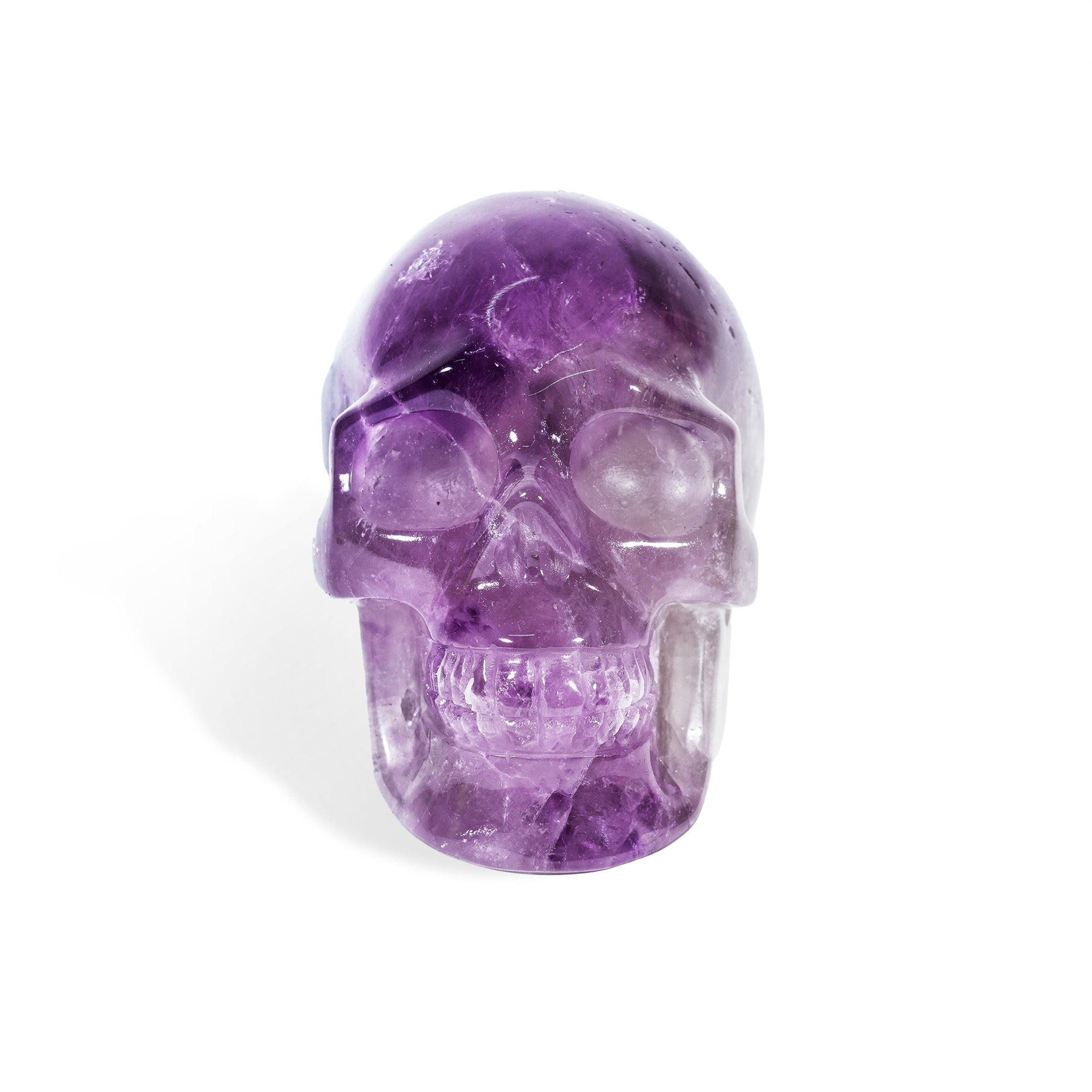 Amethyst Skull-helmsman crystal-healing energy crystal