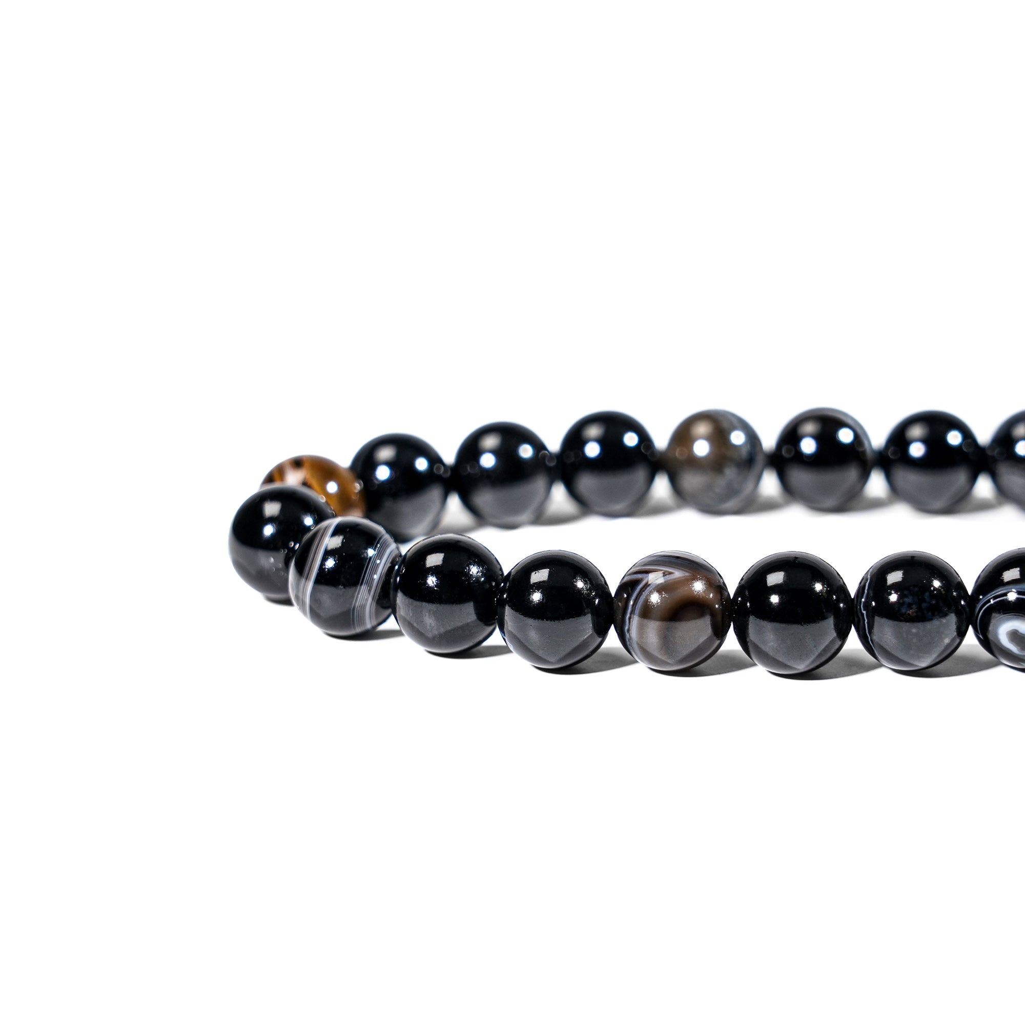 Black Onyx Bracelet-helmsman crystal-healing energy crystal