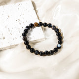 Black Onyx Bracelet-helmsman crystal-healing energy crystal