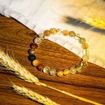 Rainbow Phantom Quartz Bracelet-helmsman crystal-healing energy crystal