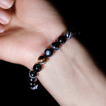 Black Onyx Bracelet-helmsman crystal-healing energy crystal