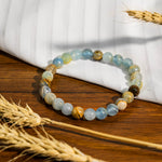 Blue Onyx Beads Bracelet-helmsman crystal-healing energy crystal