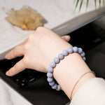Angelite Bracelet-helmsman crystal-healing energy crystal