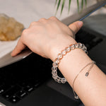 Clear Quartz Bracelet-helmsman crystal-healing energy crystal
