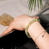 Prehnite Bracelet-helmsman crystal-healing energy crystal