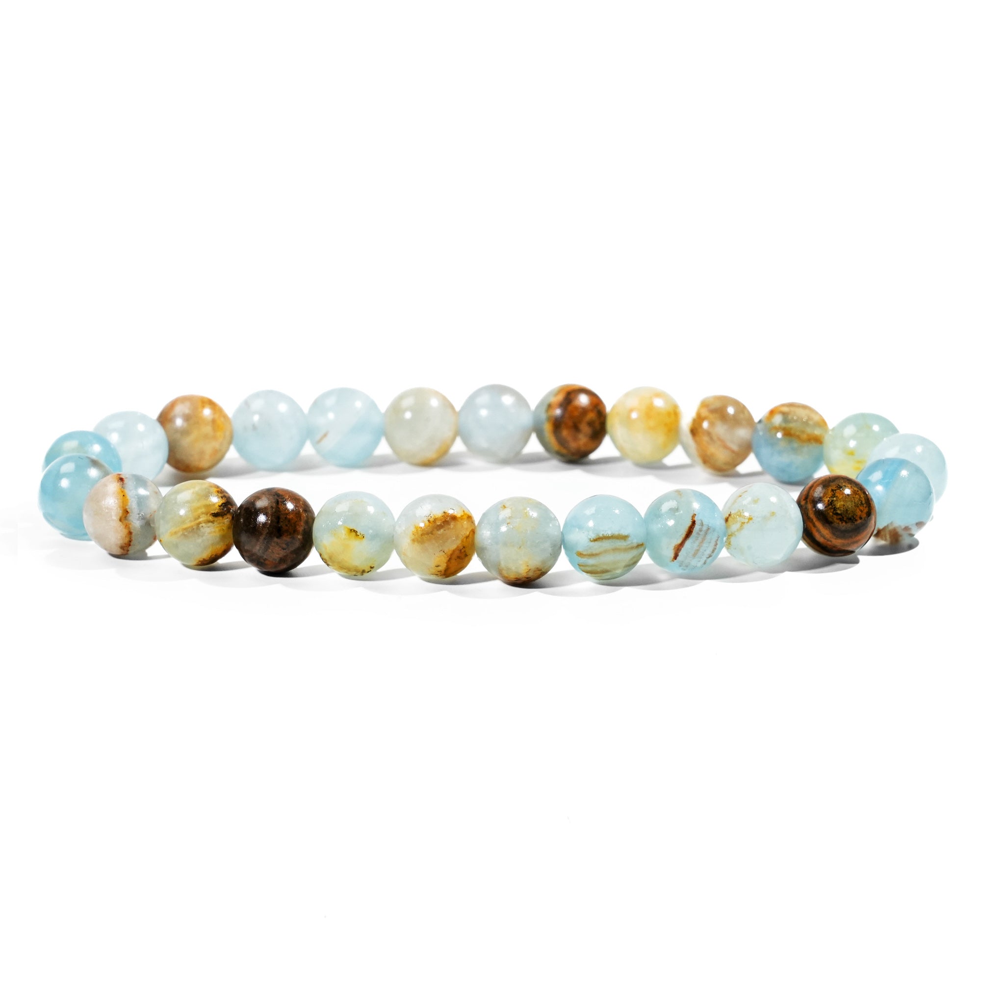 Blue Onyx Beads Bracelet-helmsman crystal-healing energy crystal
