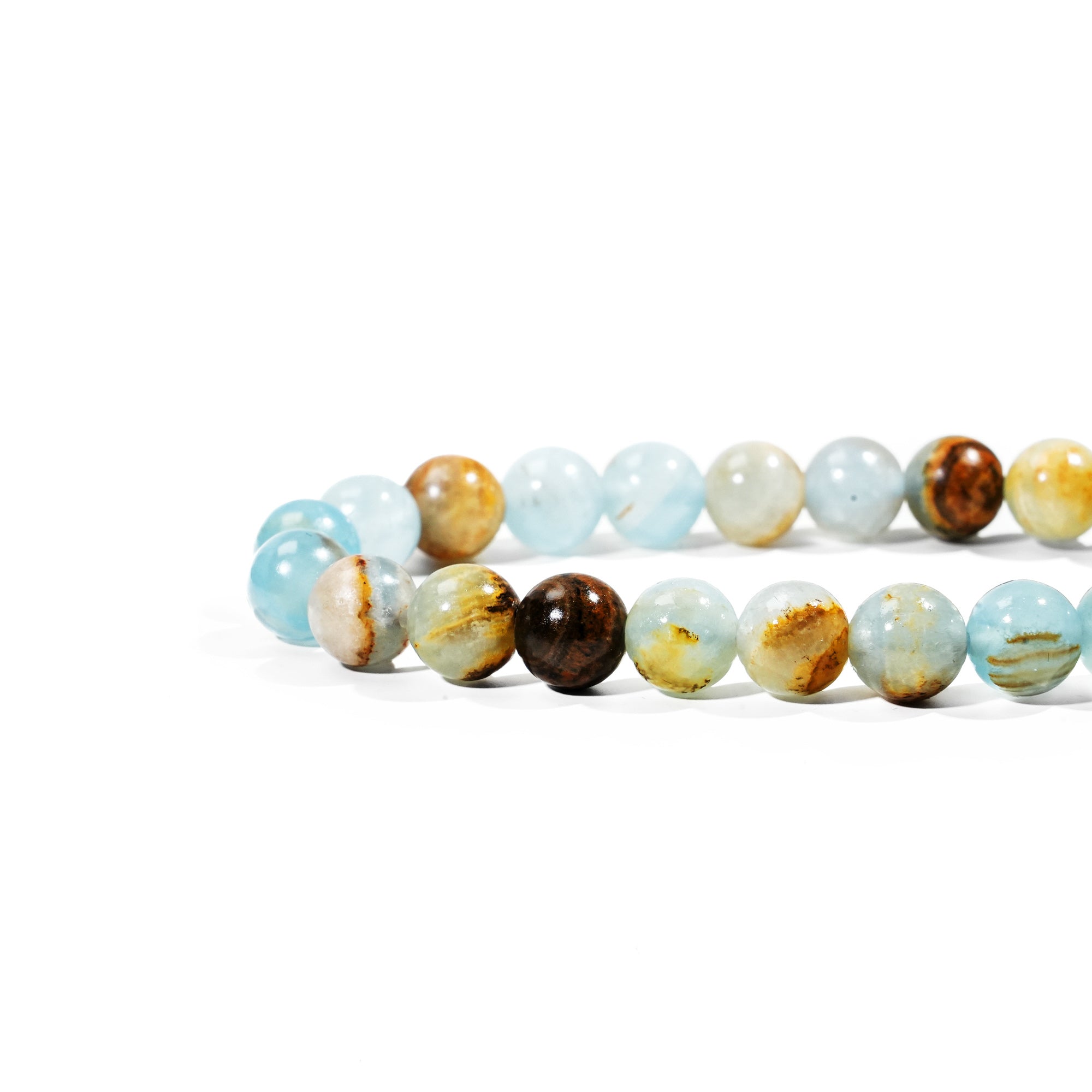 Blue Onyx Beads Bracelet-helmsman crystal-healing energy crystal