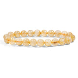 Golden Rutilated Quartz Bracelet-helmsman crystal-healing energy crystal