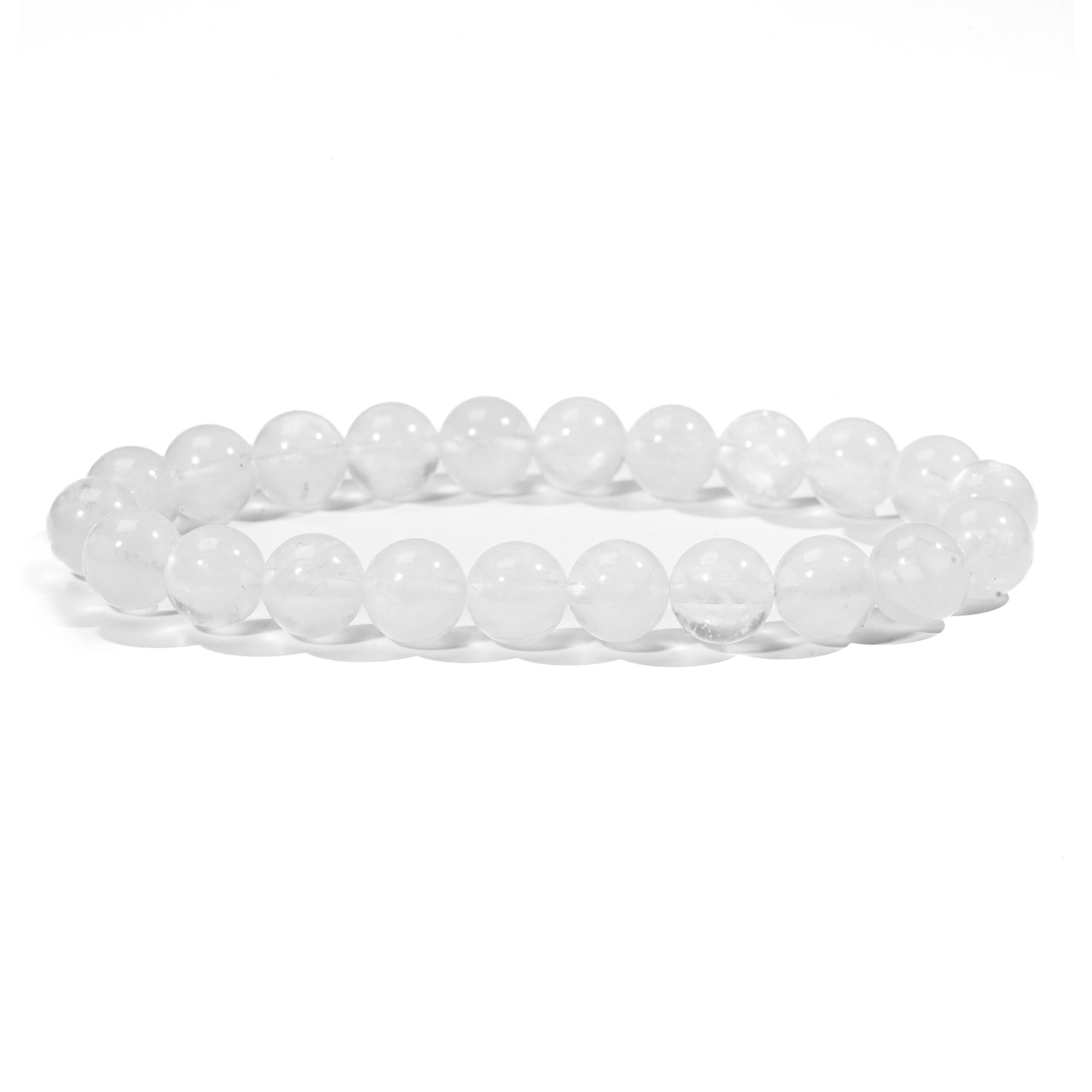 White Moonstone Bracelet-helmsman crystal-healing energy crystal