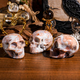 Pink Agate Skull