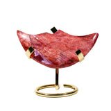 Red Moonstone Moon Face Ornament