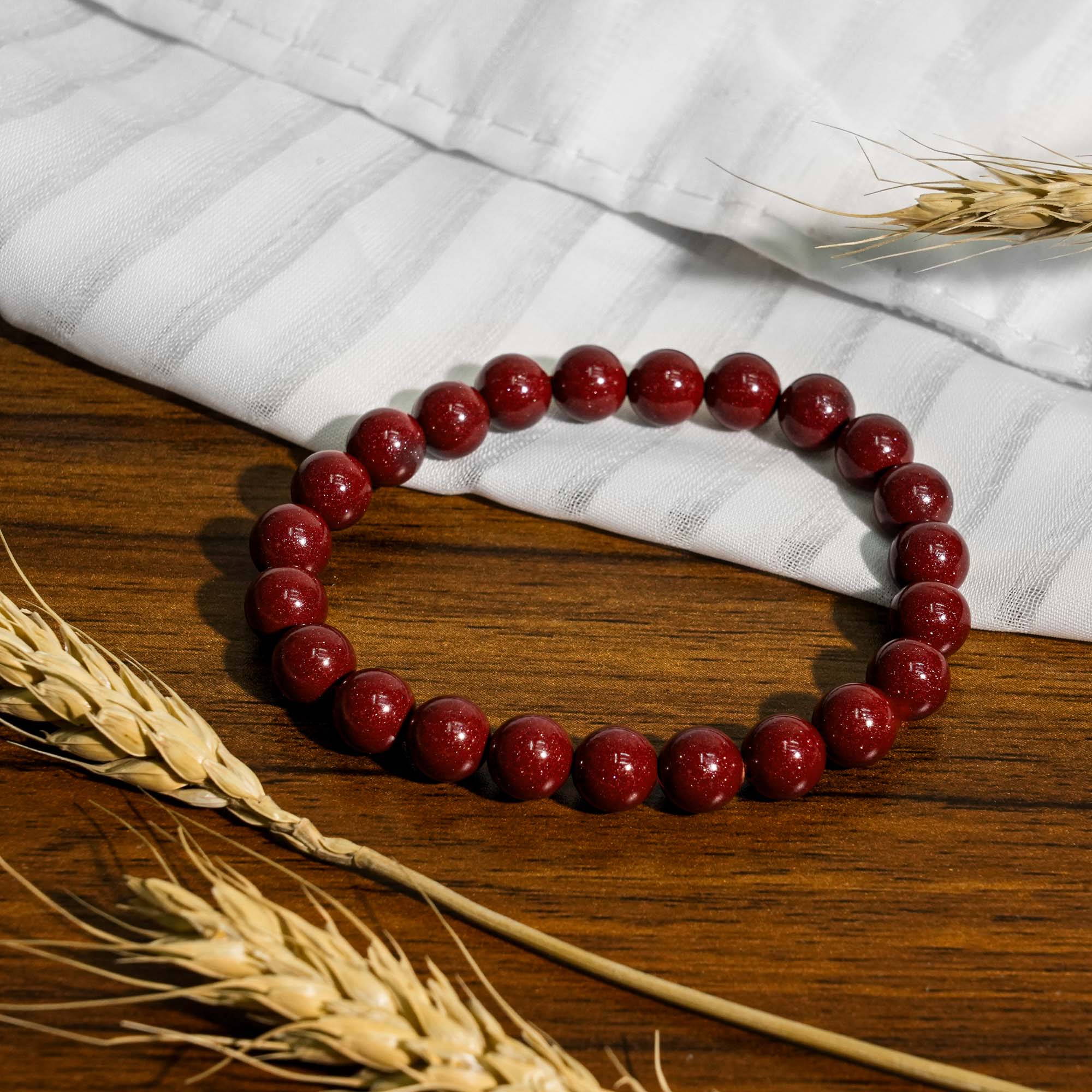 Cinnabar Bracelet-helmsman crystal-healing energy crystal