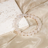 White Moonstone Bracelet-helmsman crystal-healing energy crystal