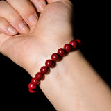 Cinnabar Bracelet-helmsman crystal-healing energy crystal