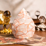 Red Network Stone Flame Freeform