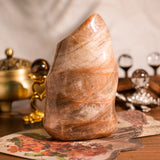 Peach Moonstone Flame