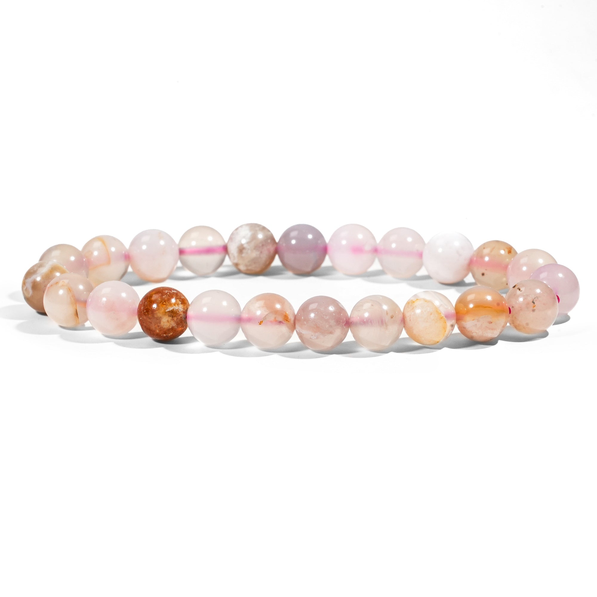 Flower Agate Bracelet-helmsman crystal-healing energy crystal