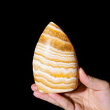 Yellow Calcite Flame Freeform